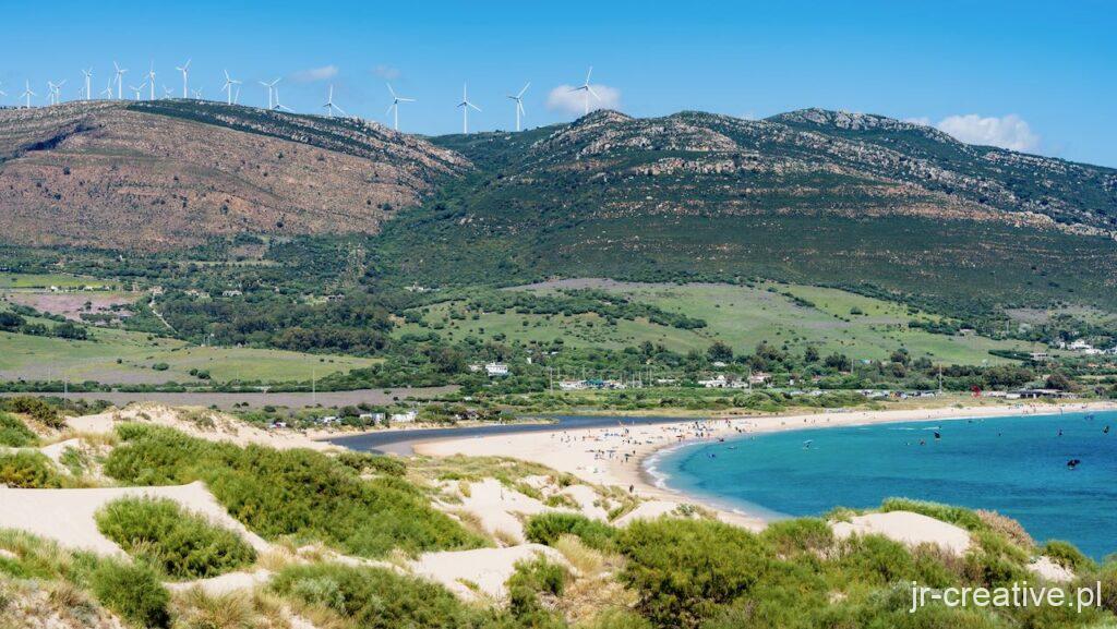 Widok z Duna de Valdevaqueros na zatokę.